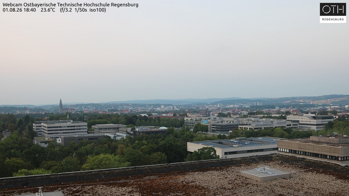 Archiv Foto Webcam Regensburg: Technische Hochschule