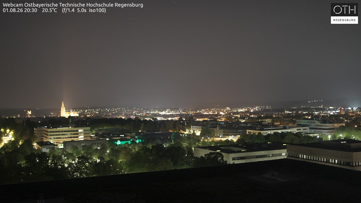 Archiv Foto Webcam Regensburg: Technische Hochschule