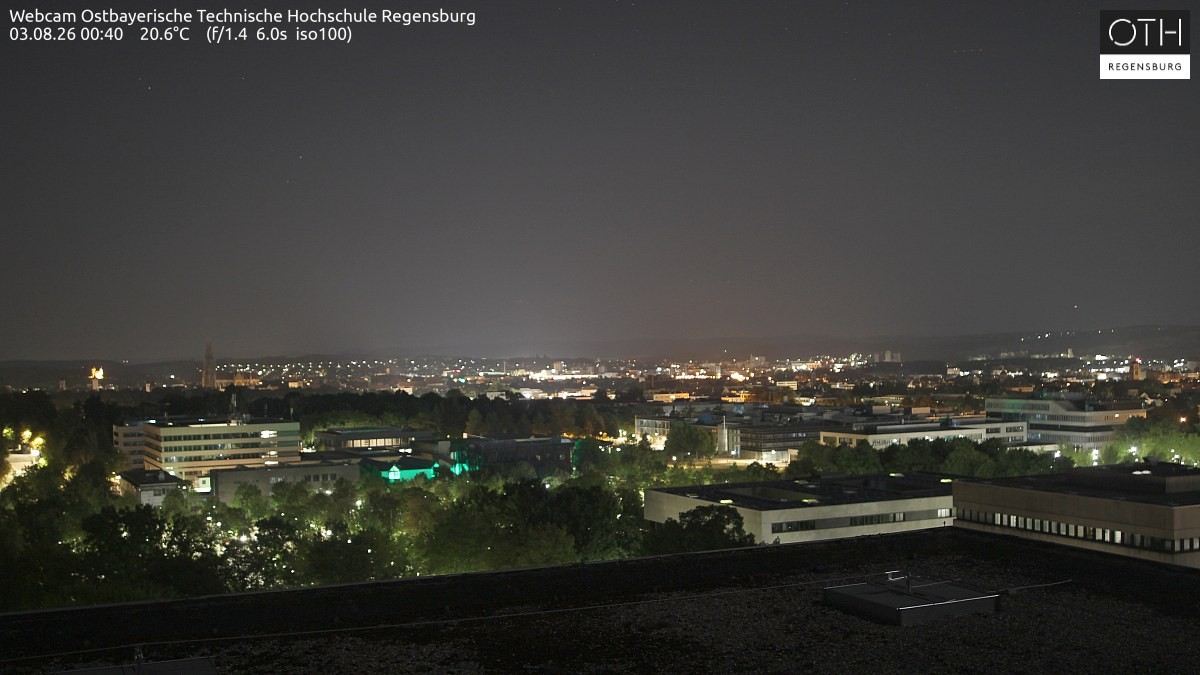 Archiv Foto Webcam Regensburg: Technische Hochschule