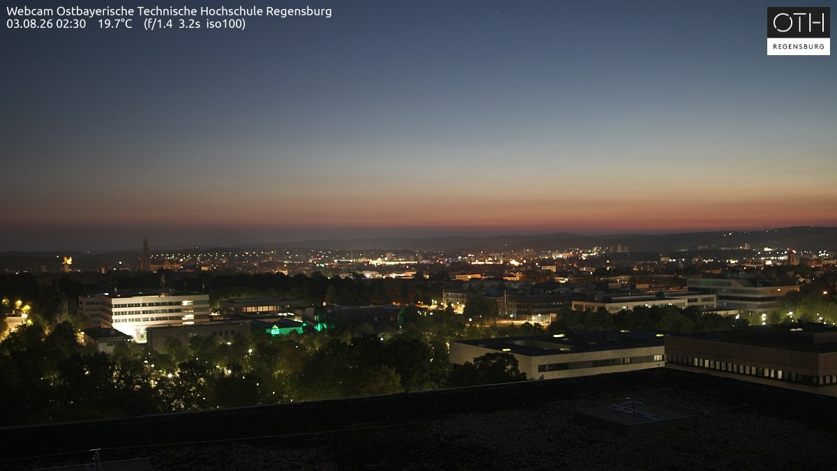 Archiv Foto Webcam Regensburg: Technische Hochschule