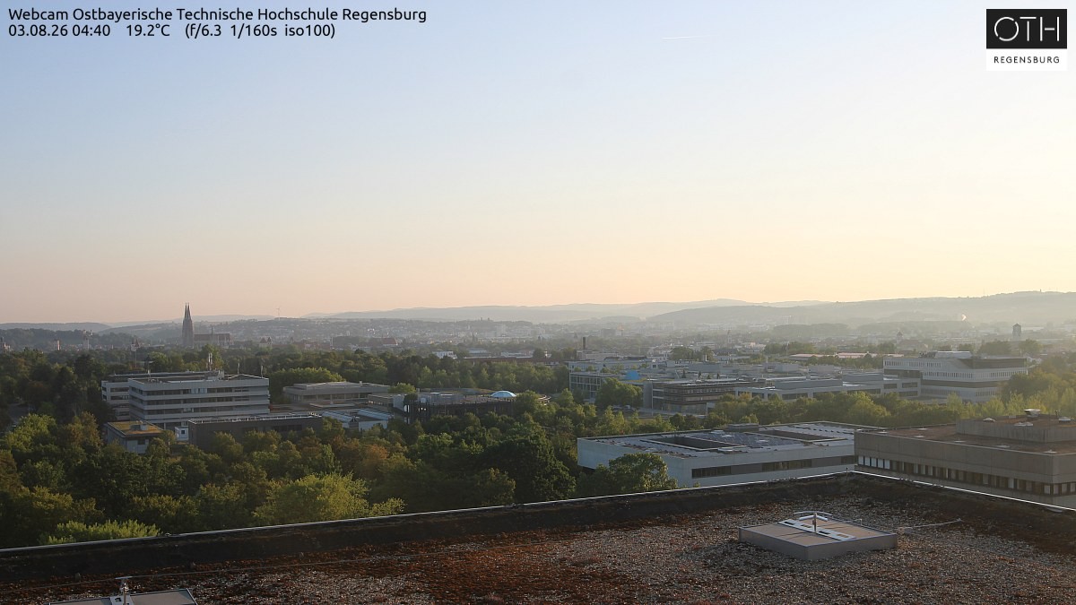 Archiv Foto Webcam Regensburg: Technische Hochschule