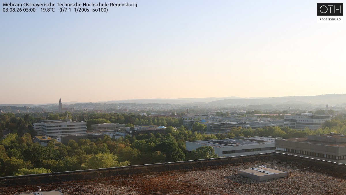 Archiv Foto Webcam Regensburg: Technische Hochschule