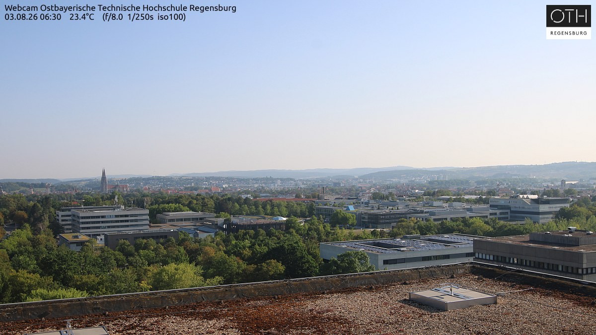 Archiv Foto Webcam Regensburg: Technische Hochschule