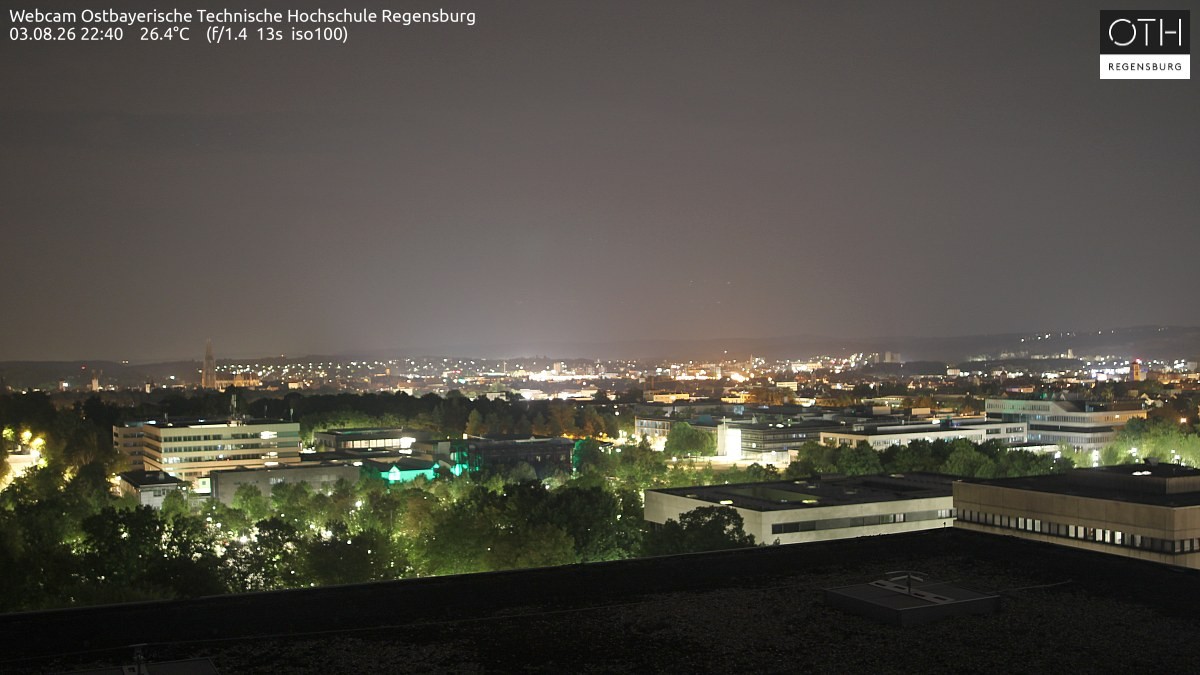 Archiv Foto Webcam Regensburg: Technische Hochschule