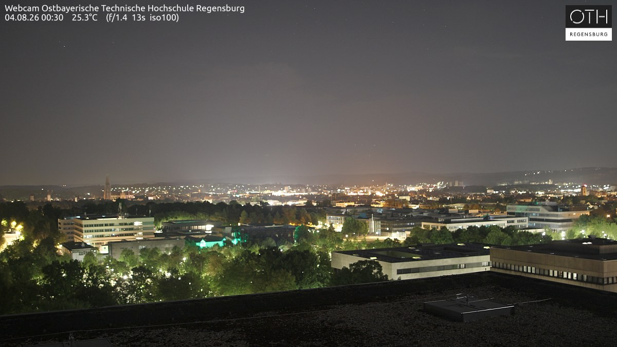 Archiv Foto Webcam Regensburg: Technische Hochschule