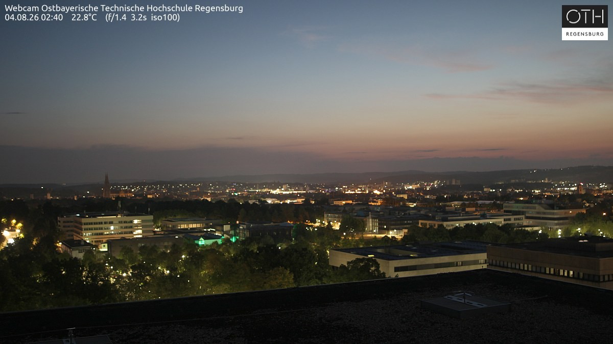 Archiv Foto Webcam Regensburg: Technische Hochschule