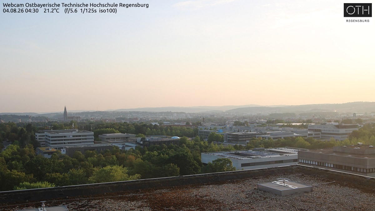 Archiv Foto Webcam Regensburg: Technische Hochschule
