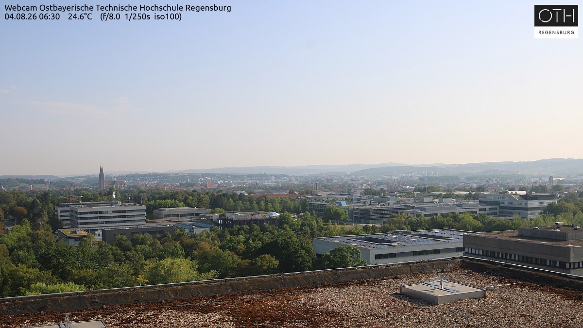 Archiv Foto Webcam Regensburg: Technische Hochschule