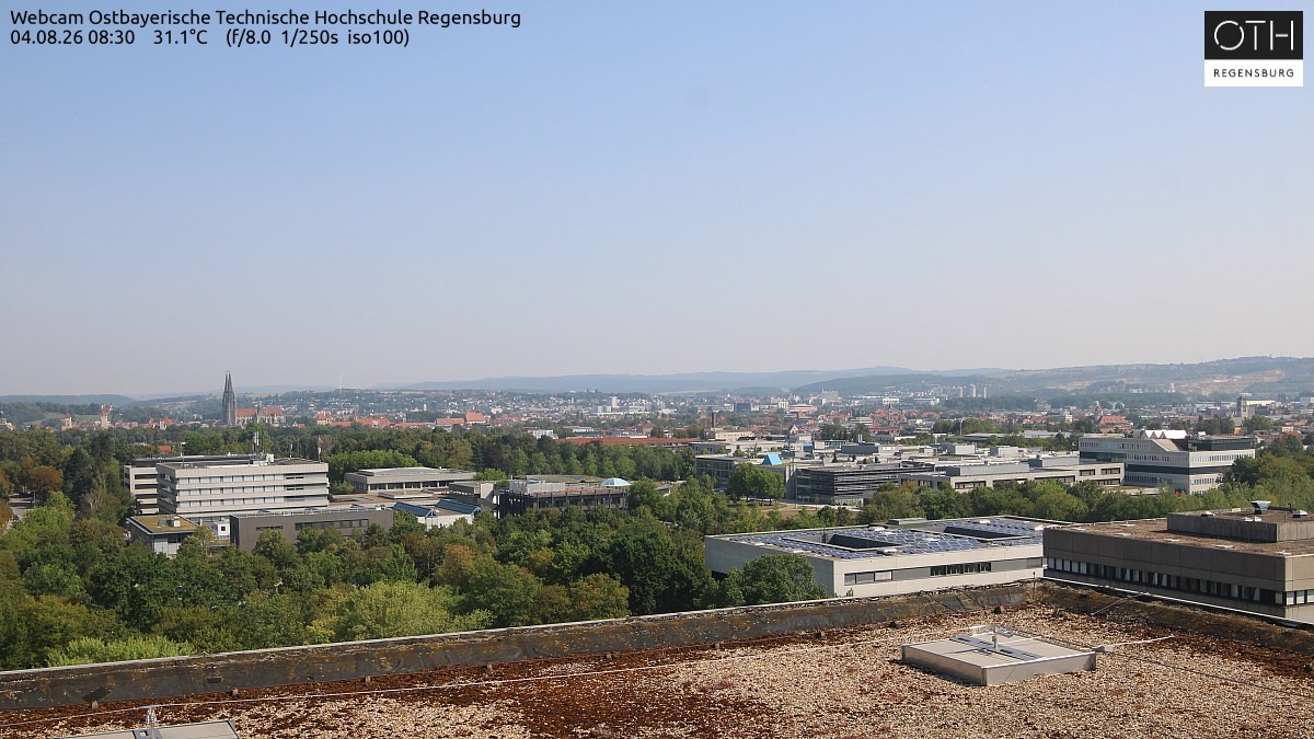 Archiv Foto Webcam Regensburg: Technische Hochschule