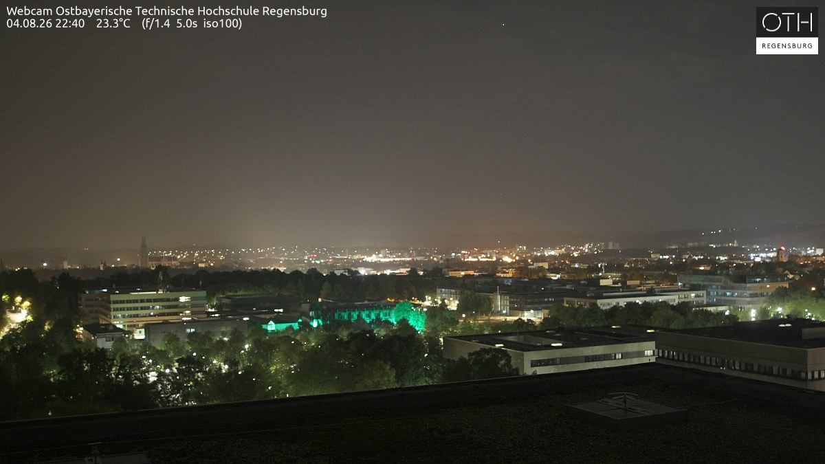 Archiv Foto Webcam Regensburg: Technische Hochschule