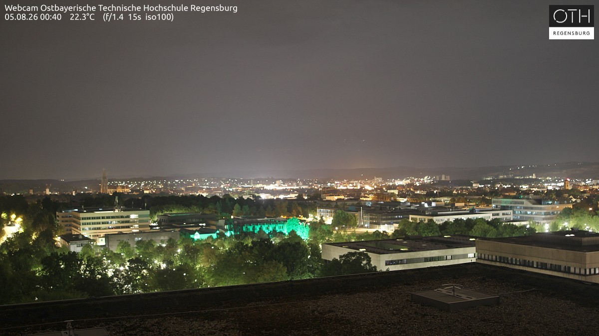 Archiv Foto Webcam Regensburg: Technische Hochschule