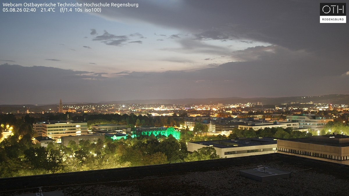 Archiv Foto Webcam Regensburg: Technische Hochschule