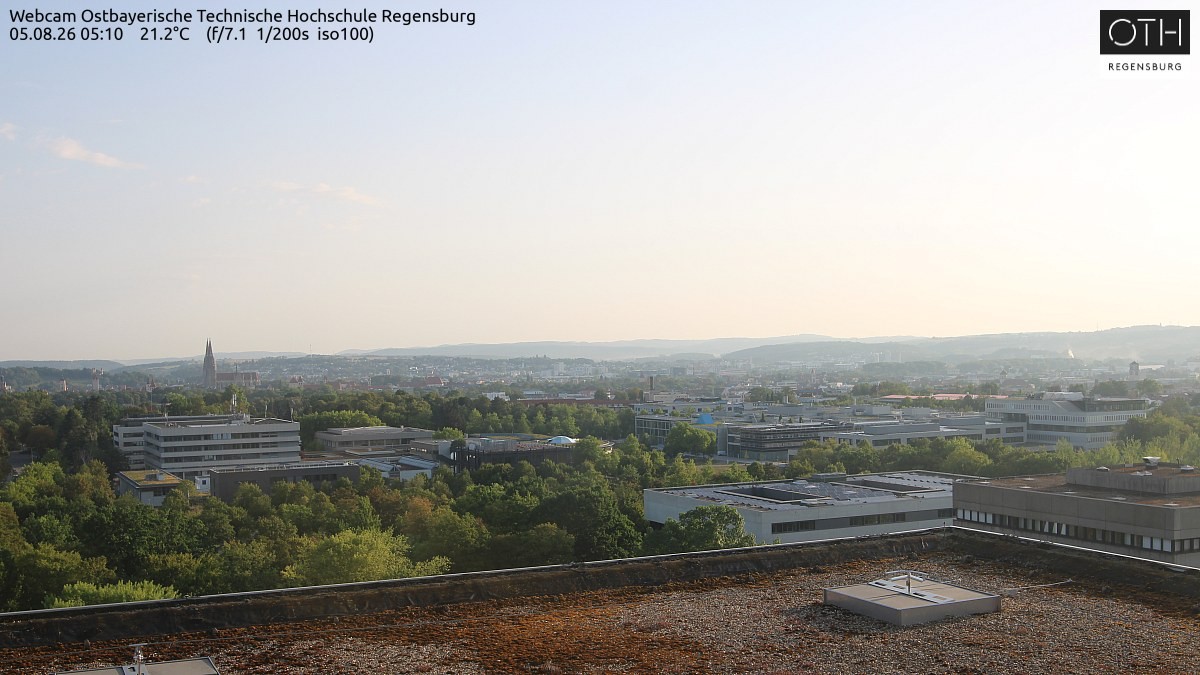 Archiv Foto Webcam Regensburg: Technische Hochschule
