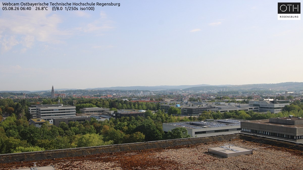 Archiv Foto Webcam Regensburg: Technische Hochschule