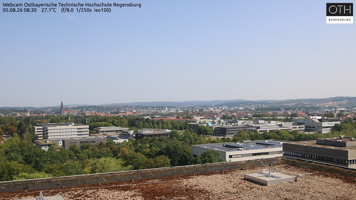 Archiv Foto Webcam Regensburg: Technische Hochschule