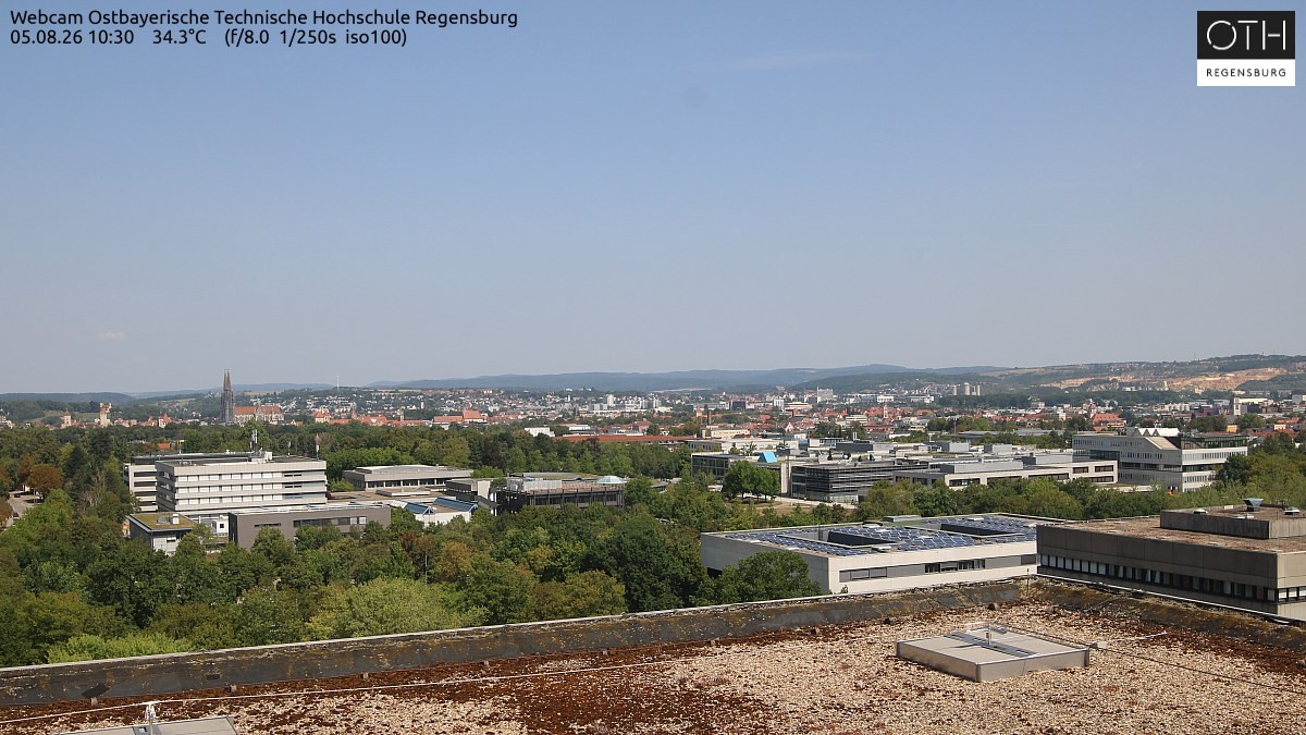 Archiv Foto Webcam Regensburg: Technische Hochschule