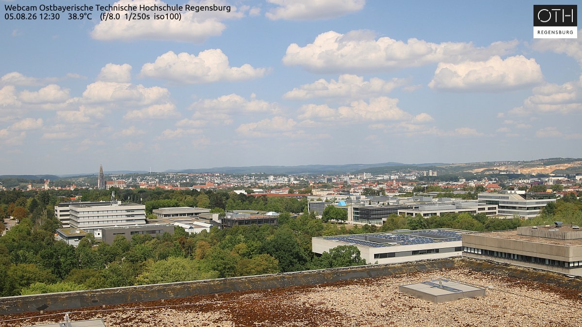 Archiv Foto Webcam Regensburg: Technische Hochschule