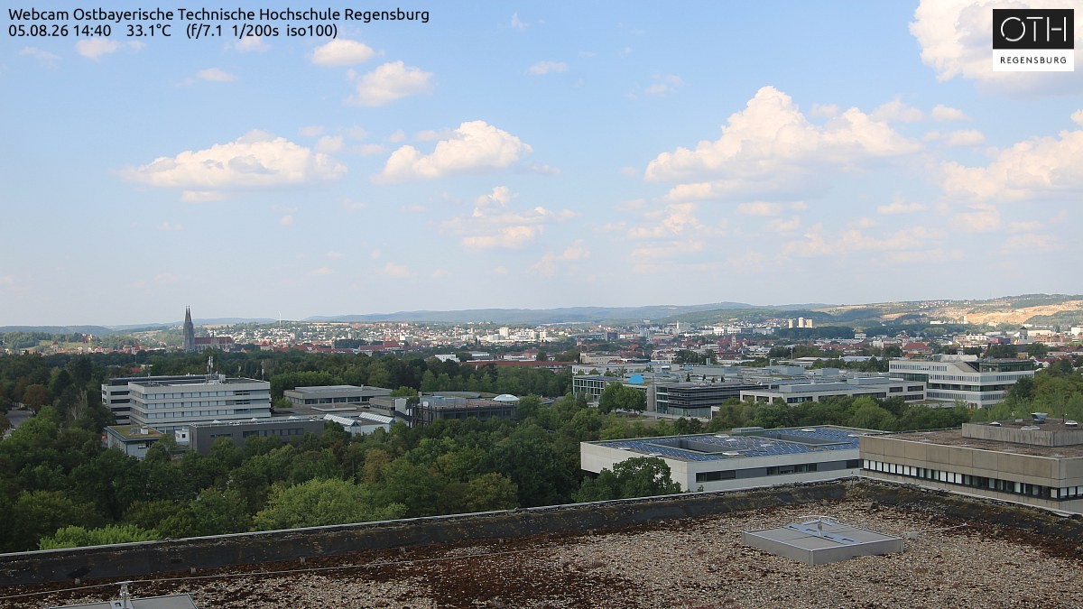 Archived image Regensburg - Webcam OTH