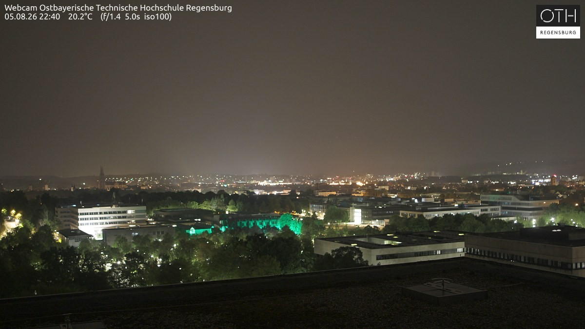 Archiv Foto Webcam Regensburg: Technische Hochschule