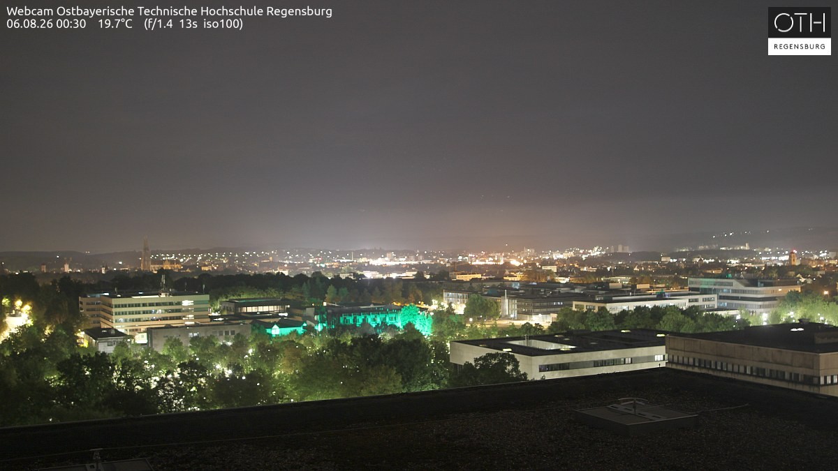Archiv Foto Webcam Regensburg: Technische Hochschule