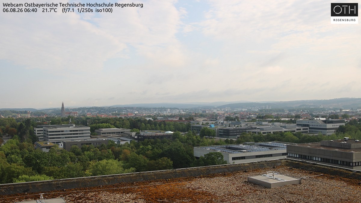 Archiv Foto Webcam Regensburg: Technische Hochschule