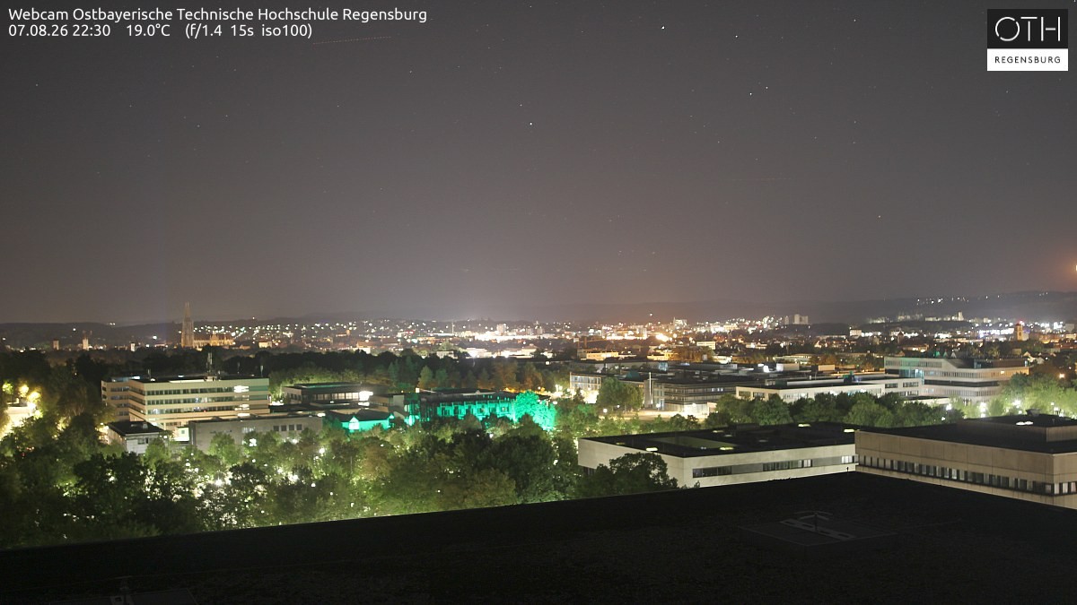 Archiv Foto Webcam Regensburg: Technische Hochschule