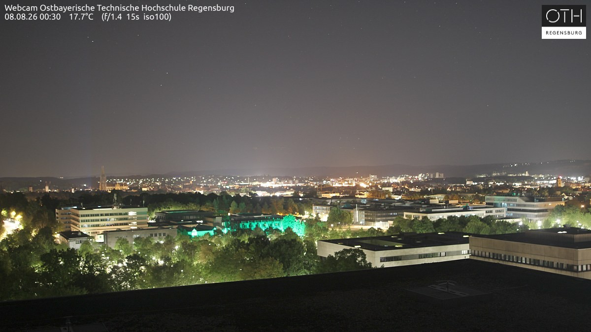Archiv Foto Webcam Regensburg: Technische Hochschule
