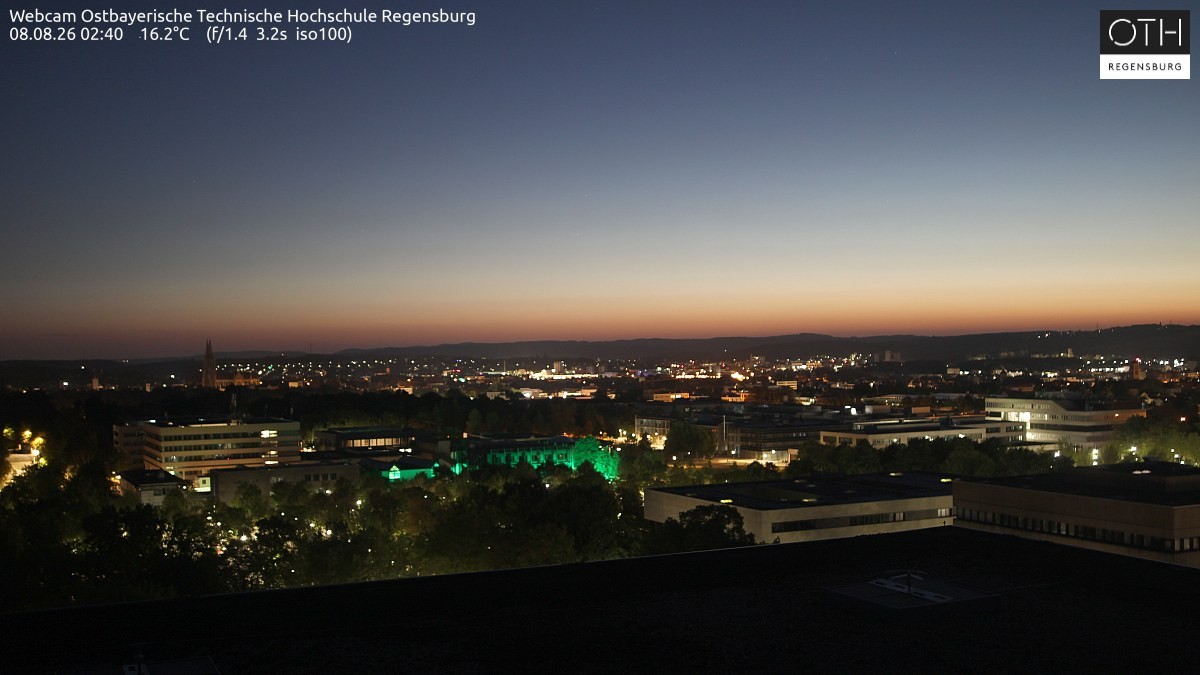 Archiv Foto Webcam Regensburg: Technische Hochschule