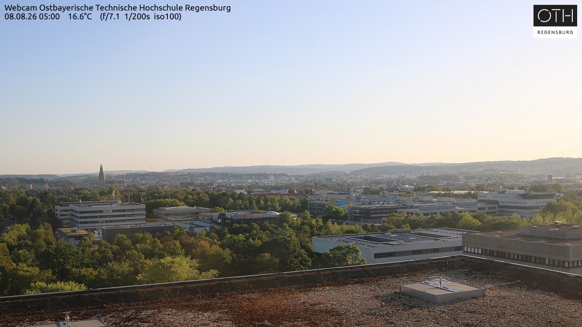 Archiv Foto Webcam Regensburg: Technische Hochschule