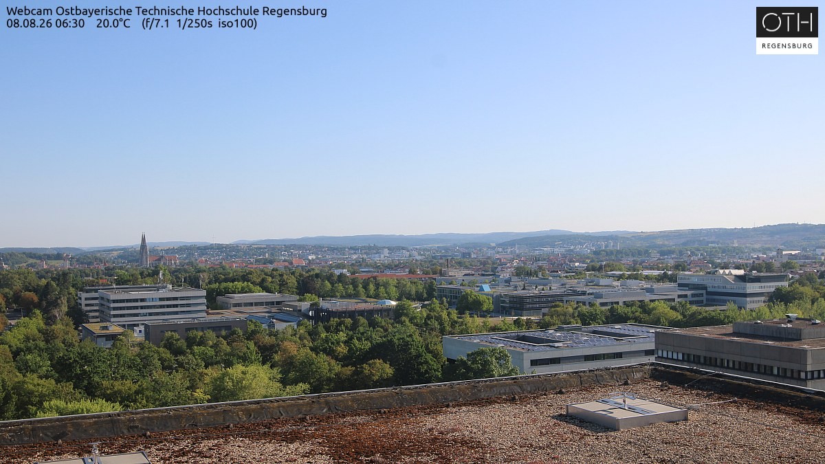 Archiv Foto Webcam Regensburg: Technische Hochschule