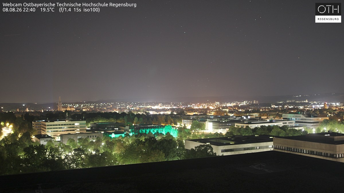 Archiv Foto Webcam Regensburg: Technische Hochschule