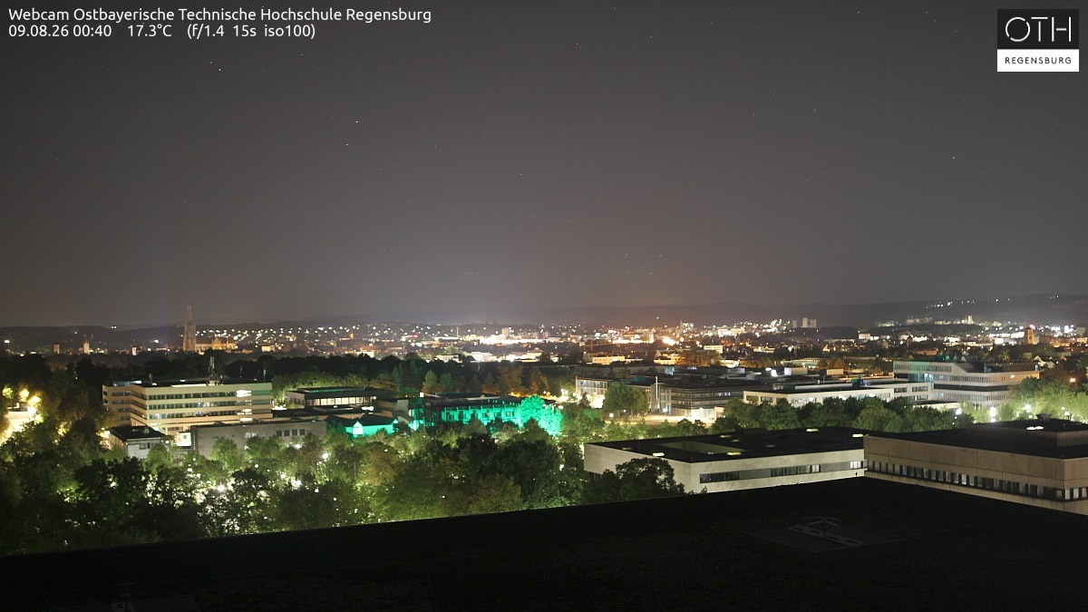 Archiv Foto Webcam Regensburg: Technische Hochschule