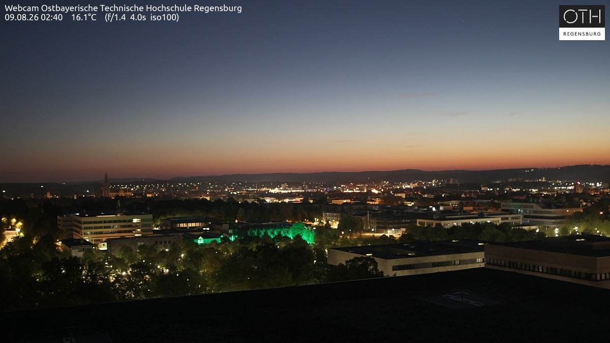 Archiv Foto Webcam Regensburg: Technische Hochschule