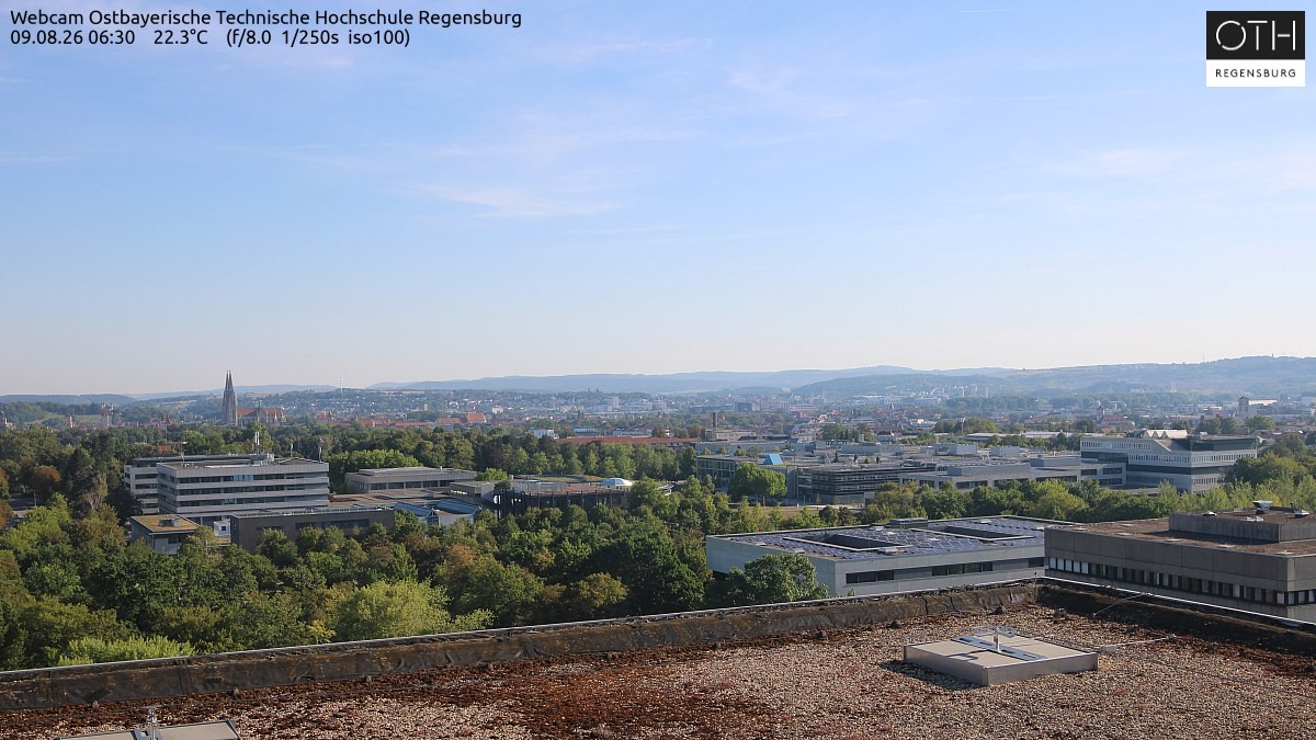 Archiv Foto Webcam Regensburg: Technische Hochschule