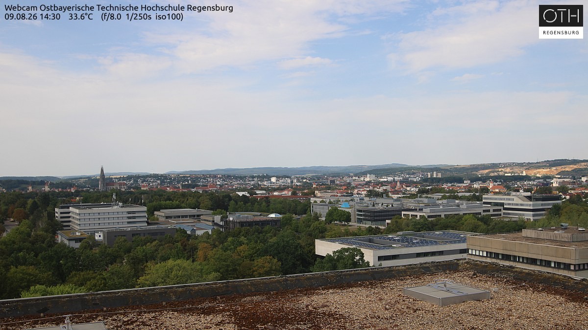 Archiv Foto Webcam Regensburg: Technische Hochschule