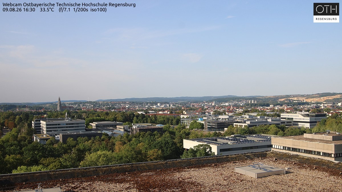 Archiv Foto Webcam Regensburg: Technische Hochschule