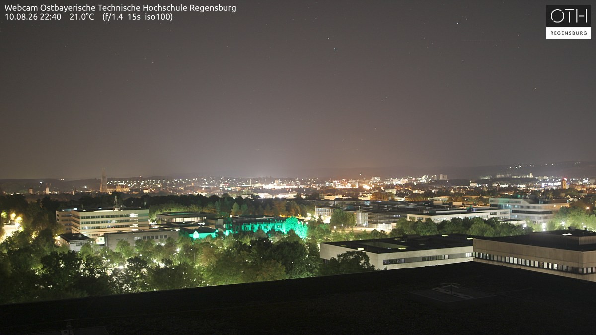 Archiv Foto Webcam Regensburg: Technische Hochschule