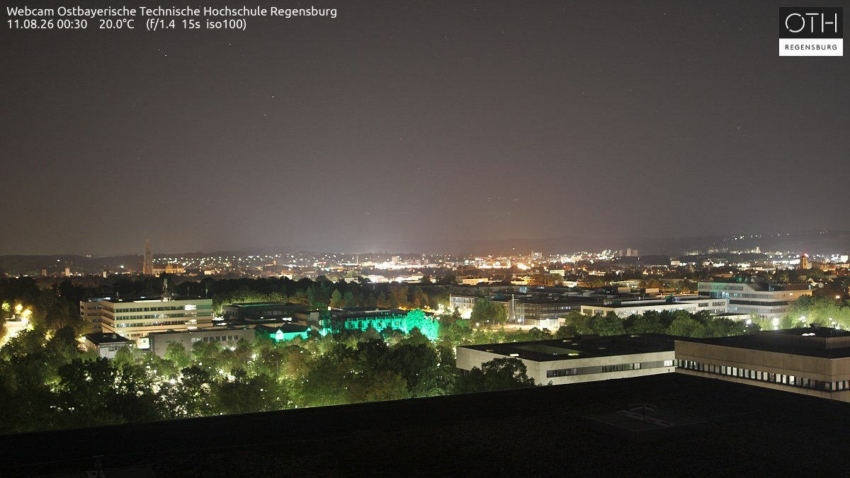 Archiv Foto Webcam Regensburg: Technische Hochschule