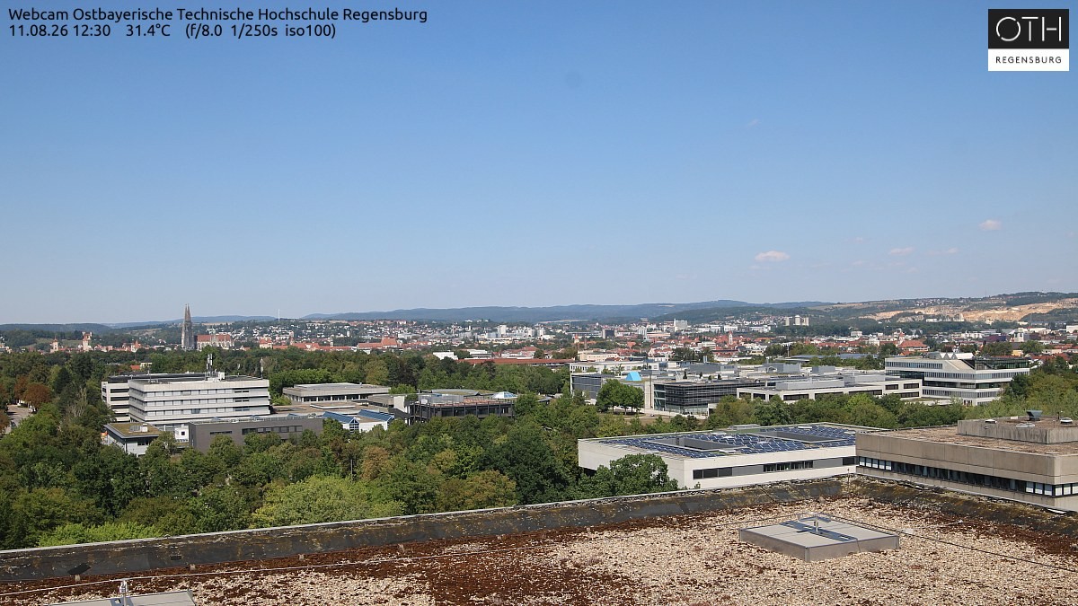 Archiv Foto Webcam Regensburg: Technische Hochschule