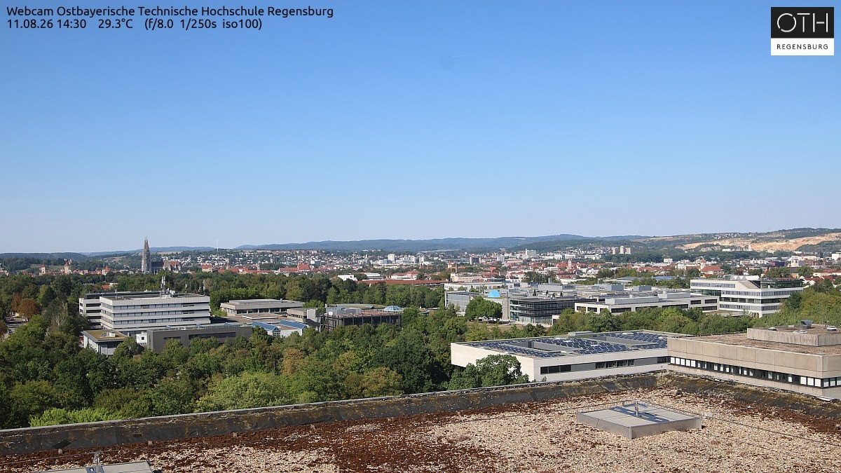 Archiv Foto Webcam Regensburg: Technische Hochschule