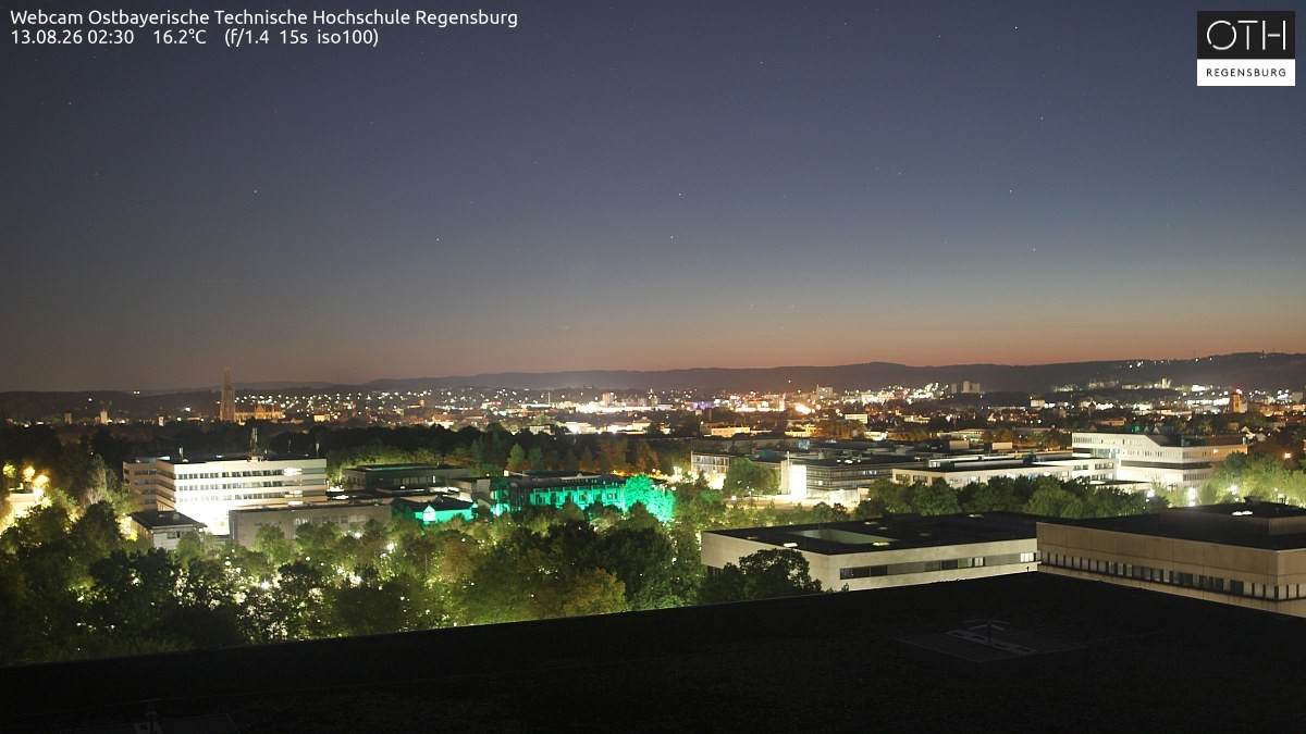 Archiv Foto Webcam Regensburg: Technische Hochschule