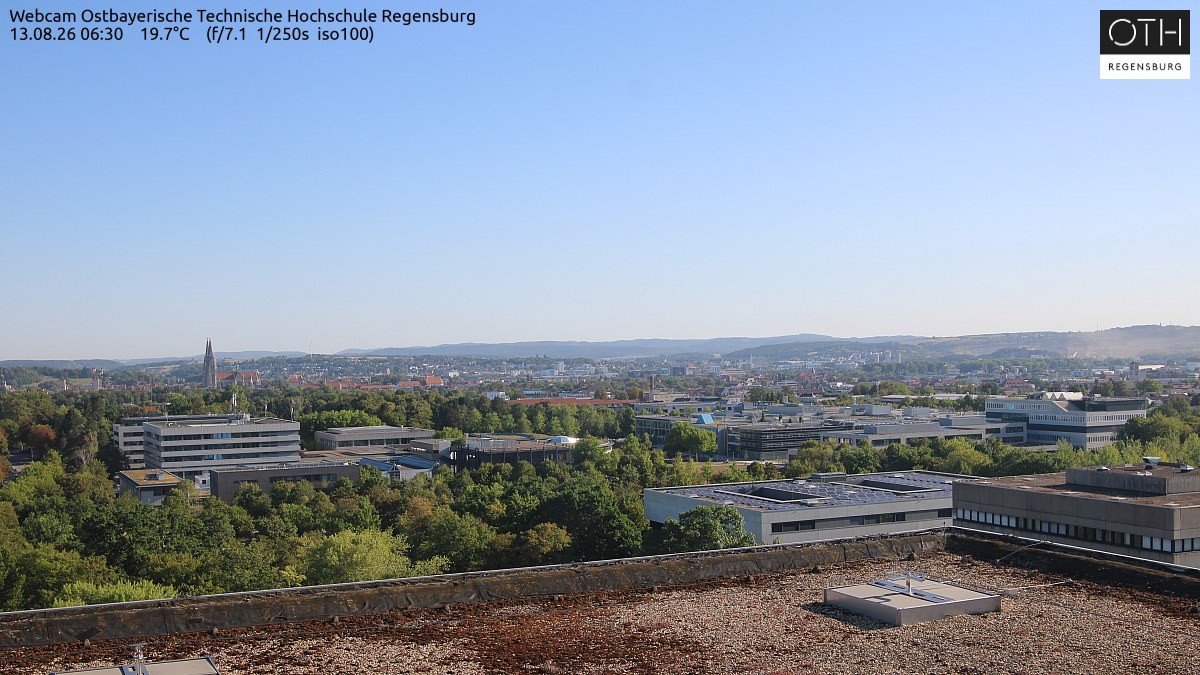 Archiv Foto Webcam Regensburg: Technische Hochschule
