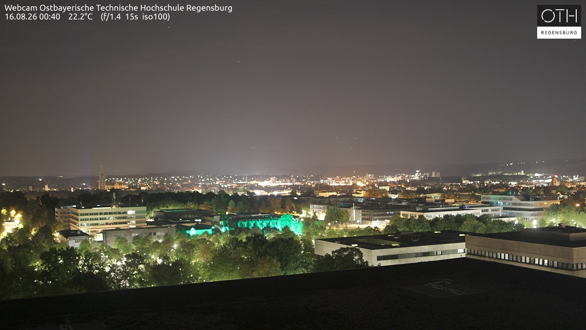 Archiv Foto Webcam Regensburg: Technische Hochschule