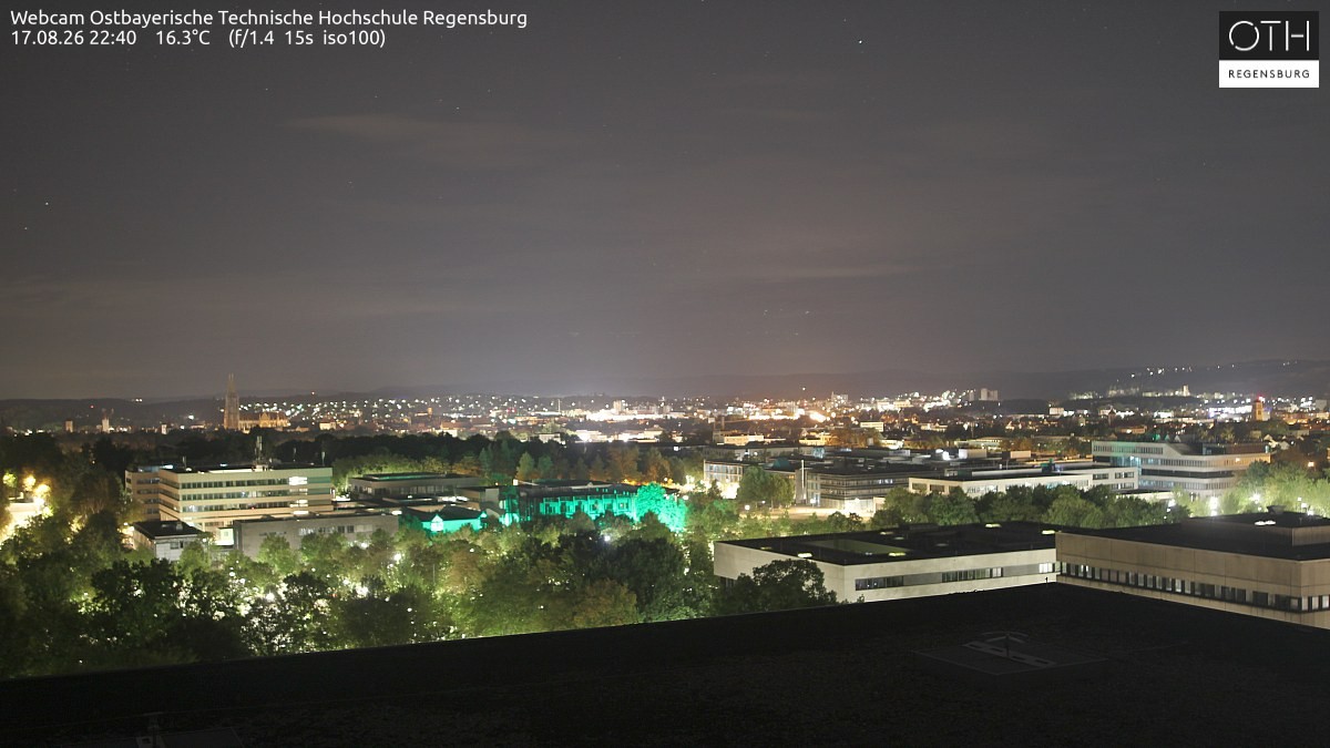 Archiv Foto Webcam Regensburg: Technische Hochschule