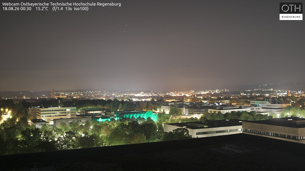 Archiv Foto Webcam Regensburg: Technische Hochschule