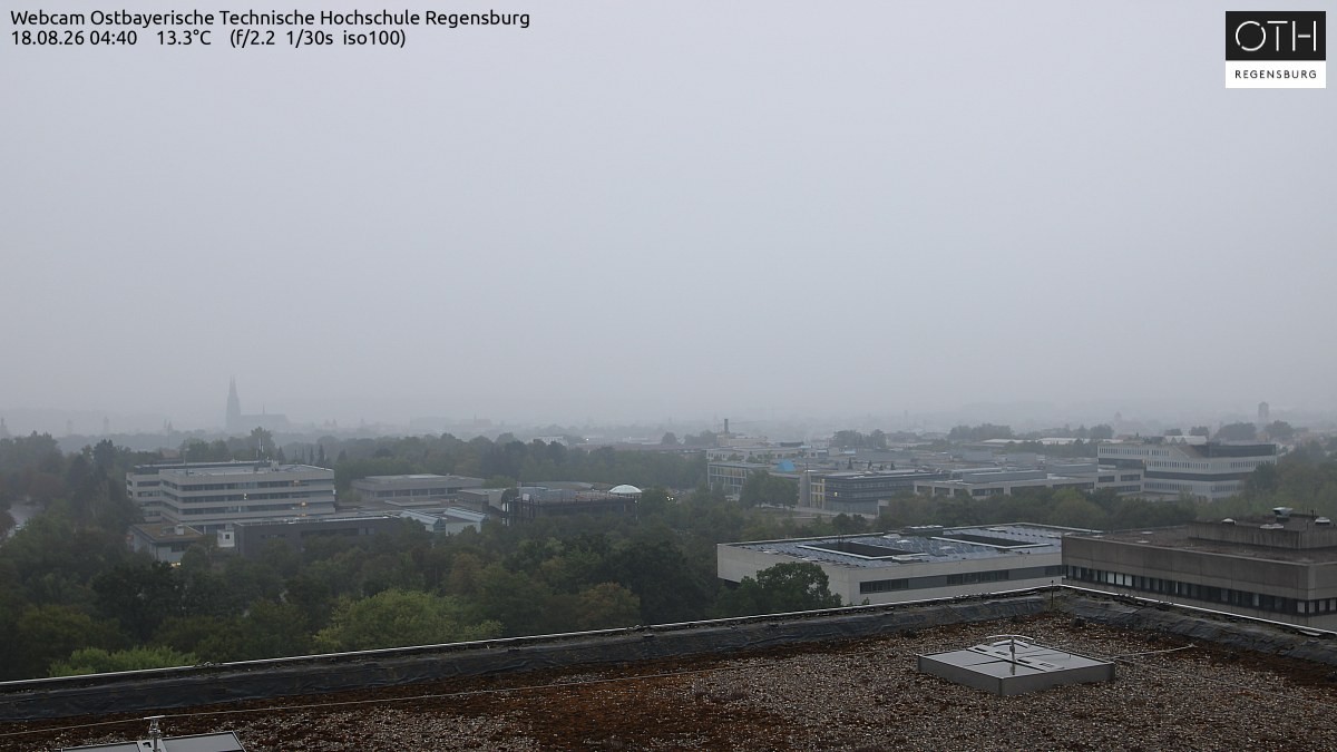 Archiv Foto Webcam Regensburg: Technische Hochschule
