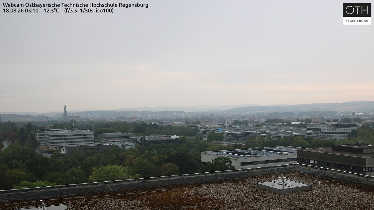 Archiv Foto Webcam Regensburg: Technische Hochschule