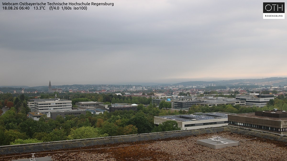 Archiv Foto Webcam Regensburg: Technische Hochschule