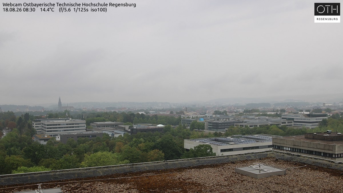 Archiv Foto Webcam Regensburg: Technische Hochschule