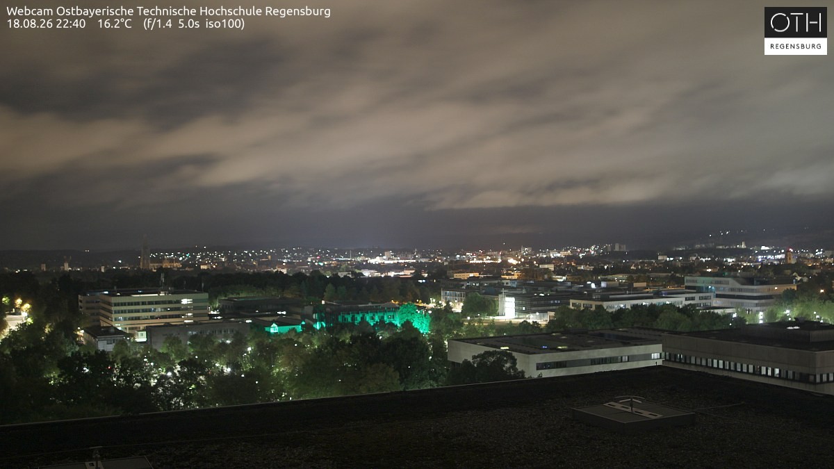 Archiv Foto Webcam Regensburg: Technische Hochschule